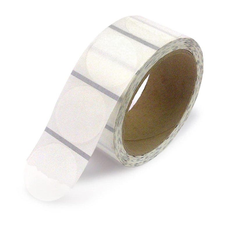NextDayLabels ملصقات دائرية شفافة من نكست داي - 500 قطعة - ملصقات ختم دائرية 2" على لفة - ملصقات ويفر شفافة للتغليف، البريد، البيع بالتجزئة، الحرف، والأظرف - مصنوعة في الولايات المتحدة - Image 1